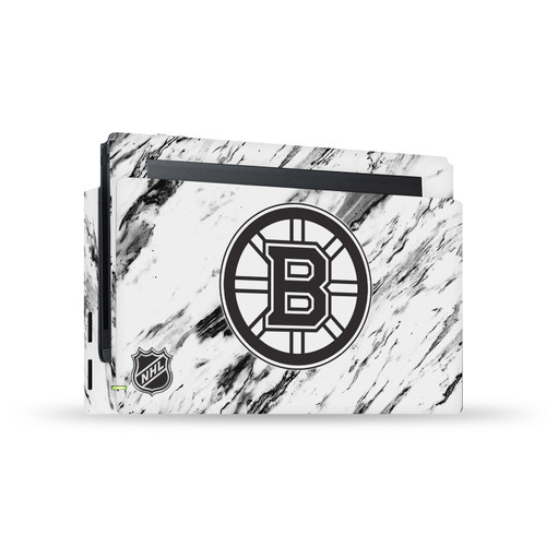 NHL Boston Bruins Marble Vinyl Sticker Skin Decal Cover for Nintendo Switch Console & Dock