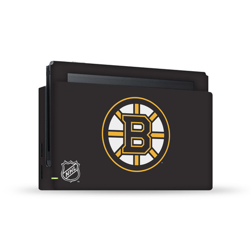 NHL Boston Bruins Plain Vinyl Sticker Skin Decal Cover for Nintendo Switch Console & Dock