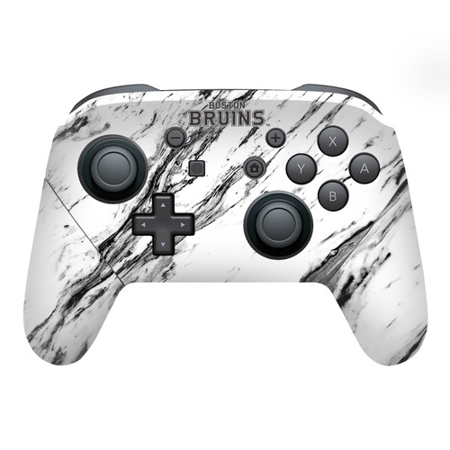 NHL Boston Bruins Marble Vinyl Sticker Skin Decal Cover for Nintendo Switch Pro Controller