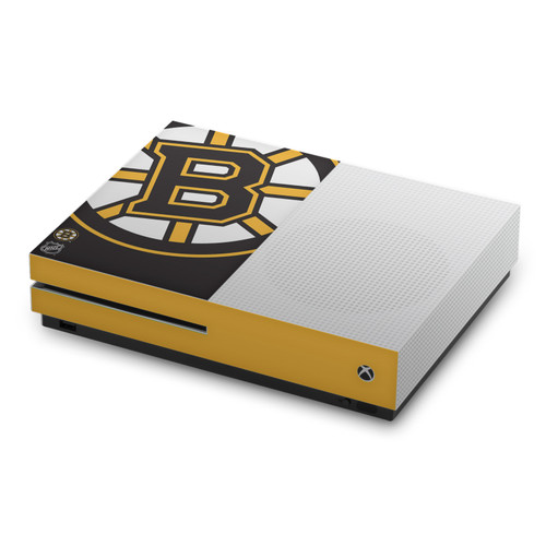 NHL Boston Bruins Oversized Vinyl Sticker Skin Decal Cover for Microsoft Xbox One S Console