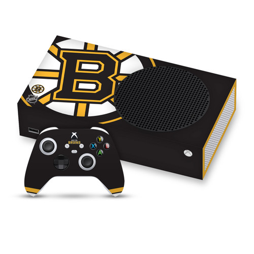 NHL Boston Bruins Oversized Vinyl Sticker Skin Decal Cover for Microsoft Series S Console & Controller