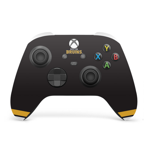NHL Boston Bruins Oversized Vinyl Sticker Skin Decal Cover for Microsoft Xbox Series X / Series S Controller