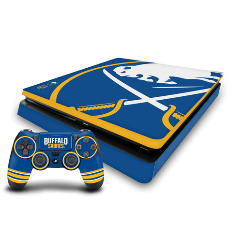 NHL Buffalo Sabres Oversized Vinyl Sticker Skin Decal Cover for Sony PS4 Slim Console & Controller