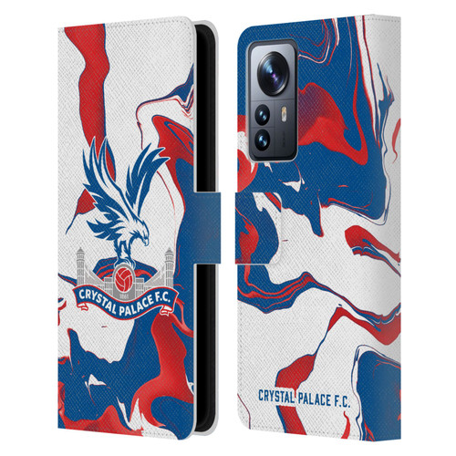 Crystal Palace FC Crest Marble Leather Book Wallet Case Cover For Xiaomi 12 Pro