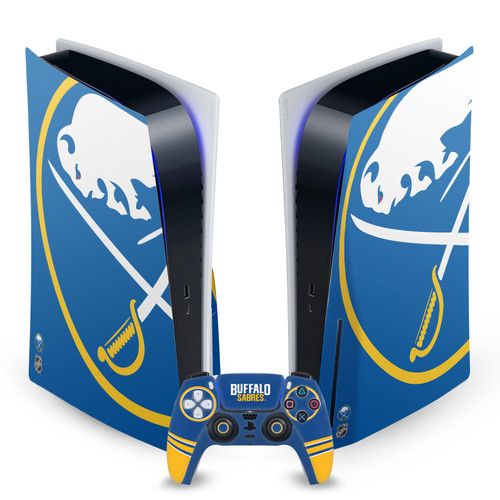 NHL Buffalo Sabres Oversized Vinyl Sticker Skin Decal Cover for Sony PS5 Disc Edition Bundle