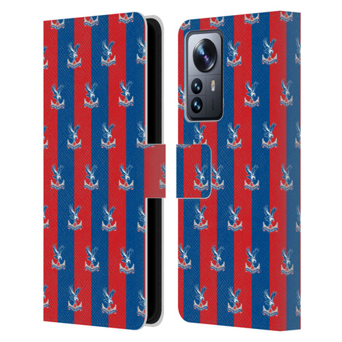 Crystal Palace FC Crest Pattern Leather Book Wallet Case Cover For Xiaomi 12 Pro