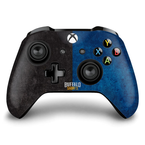 NHL Buffalo Sabres Half Distressed Vinyl Sticker Skin Decal Cover for Microsoft Xbox One S / X Controller