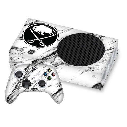 NHL Buffalo Sabres Marble Vinyl Sticker Skin Decal Cover for Microsoft Series S Console & Controller