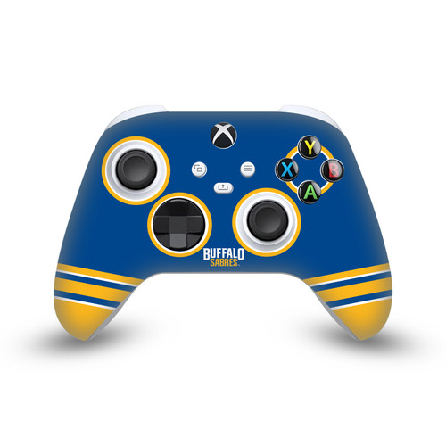 NHL Buffalo Sabres Oversized Vinyl Sticker Skin Decal Cover for Microsoft Xbox Series X / Series S Controller