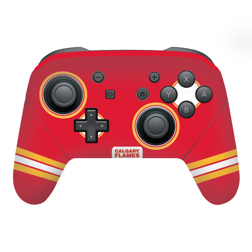 NHL Calgary Flames Plain Vinyl Sticker Skin Decal Cover for Nintendo Switch Pro Controller