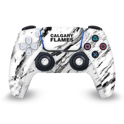 NHL Calgary Flames Marble Vinyl Sticker Skin Decal Cover for Sony PS5 Sony DualSense Controller