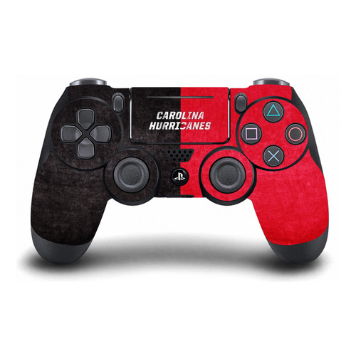 NHL Carolina Hurricanes Half Distressed Vinyl Sticker Skin Decal Cover for Sony DualShock 4 Controller