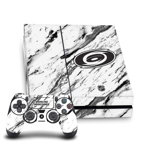 NHL Carolina Hurricanes Marble Vinyl Sticker Skin Decal Cover for Sony PS4 Console & Controller