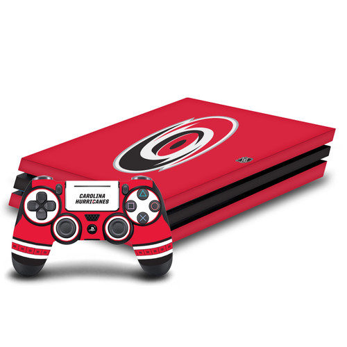 NHL Carolina Hurricanes Plain Vinyl Sticker Skin Decal Cover for Sony PS4 Pro Bundle