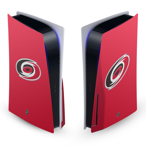NHL Carolina Hurricanes Plain Vinyl Sticker Skin Decal Cover for Sony PS5 Disc Edition Console