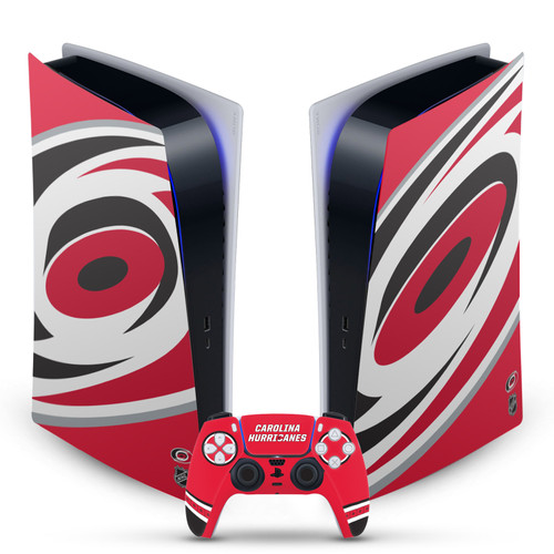 NHL Carolina Hurricanes Oversized Vinyl Sticker Skin Decal Cover for Sony PS5 Digital Edition Bundle