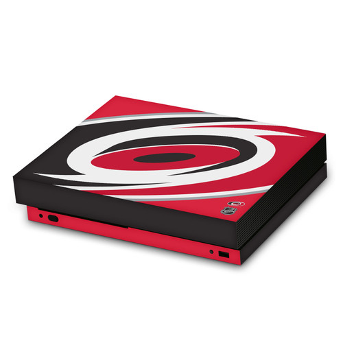 NHL Carolina Hurricanes Oversized Vinyl Sticker Skin Decal Cover for Microsoft Xbox One X Console