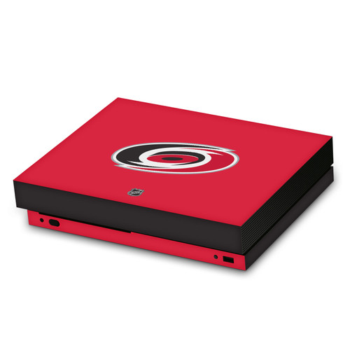 NHL Carolina Hurricanes Plain Vinyl Sticker Skin Decal Cover for Microsoft Xbox One X Console