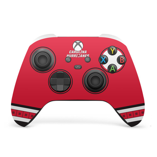 NHL Carolina Hurricanes Oversized Vinyl Sticker Skin Decal Cover for Microsoft Xbox Series X / Series S Controller
