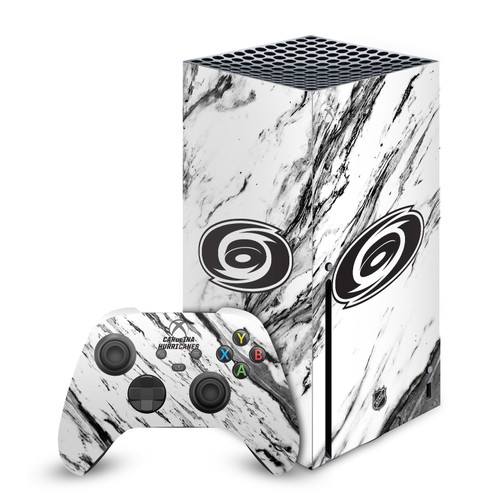 NHL Carolina Hurricanes Marble Vinyl Sticker Skin Decal Cover for Microsoft Series X Console & Controller