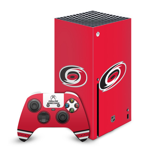 NHL Carolina Hurricanes Plain Vinyl Sticker Skin Decal Cover for Microsoft Series X Console & Controller