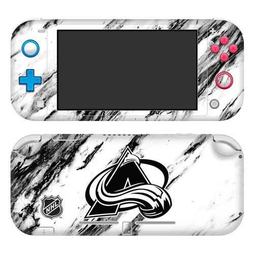 NHL Colorado Avalanche Marble Vinyl Sticker Skin Decal Cover for Nintendo Switch Lite