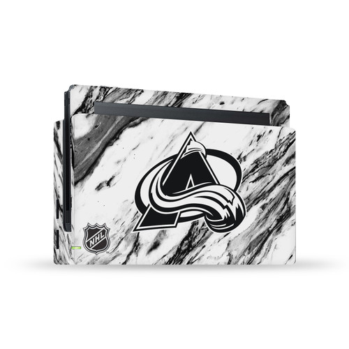NHL Colorado Avalanche Marble Vinyl Sticker Skin Decal Cover for Nintendo Switch Console & Dock