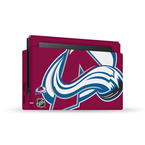 NHL Colorado Avalanche Oversized Vinyl Sticker Skin Decal Cover for Nintendo Switch Console & Dock