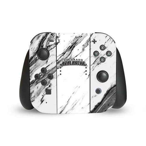 NHL Colorado Avalanche Marble Vinyl Sticker Skin Decal Cover for Nintendo Switch Joy Controller
