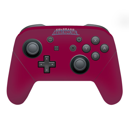 NHL Colorado Avalanche Plain Vinyl Sticker Skin Decal Cover for Nintendo Switch Pro Controller