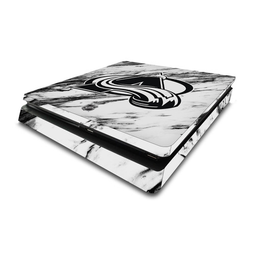 NHL Colorado Avalanche Marble Vinyl Sticker Skin Decal Cover for Sony PS4 Slim Console