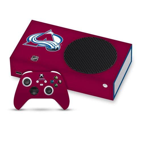 NHL Colorado Avalanche Plain Vinyl Sticker Skin Decal Cover for Microsoft Series S Console & Controller