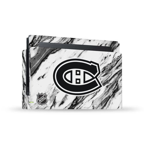 NHL Montreal Canadiens Marble Vinyl Sticker Skin Decal Cover for Nintendo Switch Console & Dock