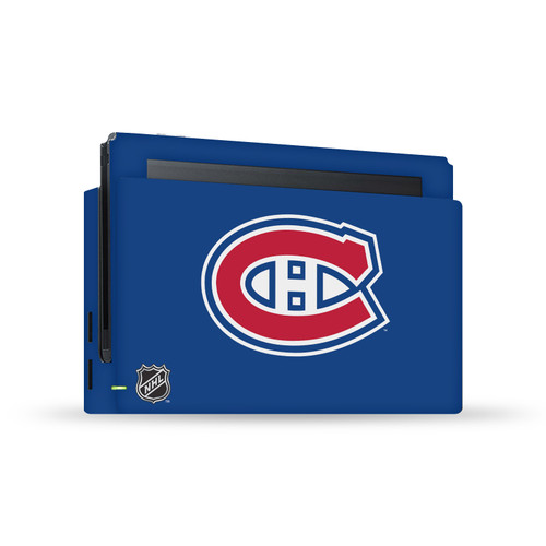 NHL Montreal Canadiens Plain Vinyl Sticker Skin Decal Cover for Nintendo Switch Console & Dock