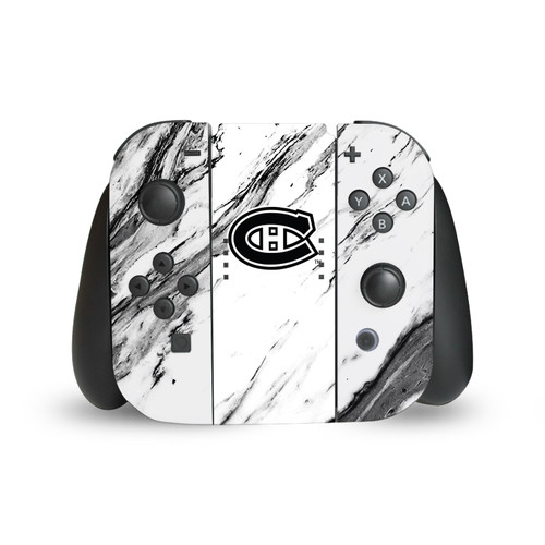 NHL Montreal Canadiens Marble Vinyl Sticker Skin Decal Cover for Nintendo Switch Joy Controller