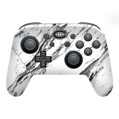 NHL Montreal Canadiens Marble Vinyl Sticker Skin Decal Cover for Nintendo Switch Pro Controller