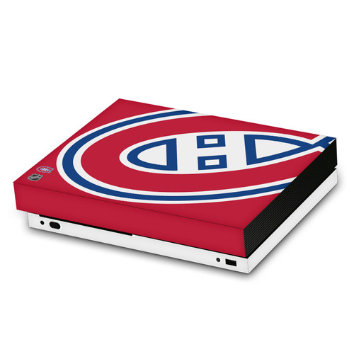 NHL Montreal Canadiens Oversized Vinyl Sticker Skin Decal Cover for Microsoft Xbox One X Console