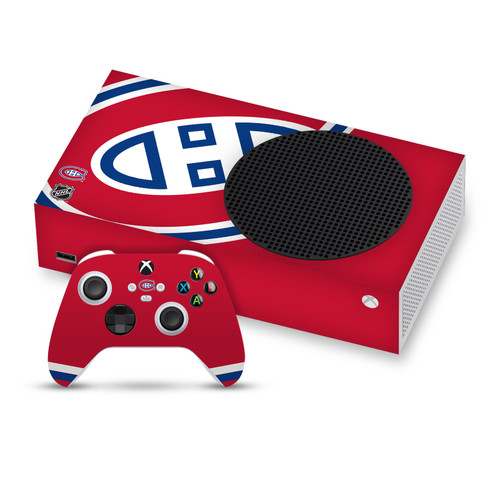 NHL Montreal Canadiens Oversized Vinyl Sticker Skin Decal Cover for Microsoft Series S Console & Controller