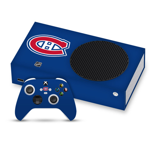 NHL Montreal Canadiens Plain Vinyl Sticker Skin Decal Cover for Microsoft Series S Console & Controller