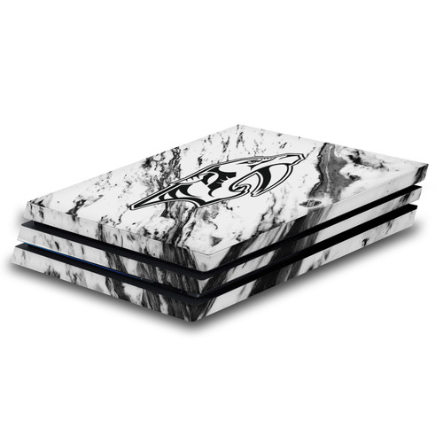 NHL Nashville Predators Marble Vinyl Sticker Skin Decal Cover for Sony PS4 Pro Console