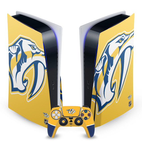 NHL Nashville Predators Oversized Vinyl Sticker Skin Decal Cover for Sony PS5 Disc Edition Bundle