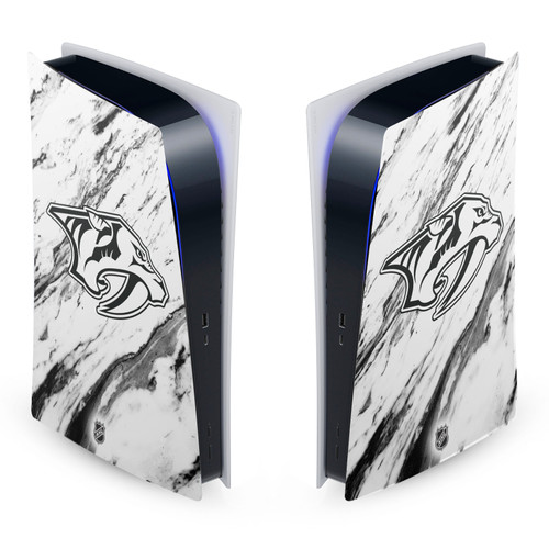 NHL Nashville Predators Marble Vinyl Sticker Skin Decal Cover for Sony PS5 Digital Edition Console