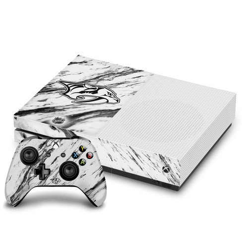 NHL Nashville Predators Marble Vinyl Sticker Skin Decal Cover for Microsoft One S Console & Controller