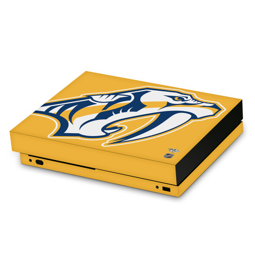 NHL Nashville Predators Oversized Vinyl Sticker Skin Decal Cover for Microsoft Xbox One X Console