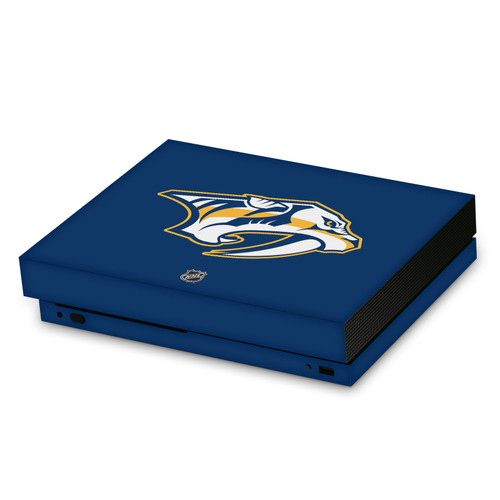 NHL Nashville Predators Plain Vinyl Sticker Skin Decal Cover for Microsoft Xbox One X Console