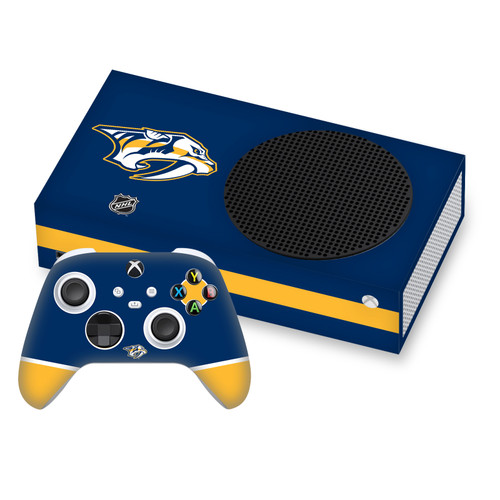 NHL Nashville Predators Plain Vinyl Sticker Skin Decal Cover for Microsoft Series S Console & Controller