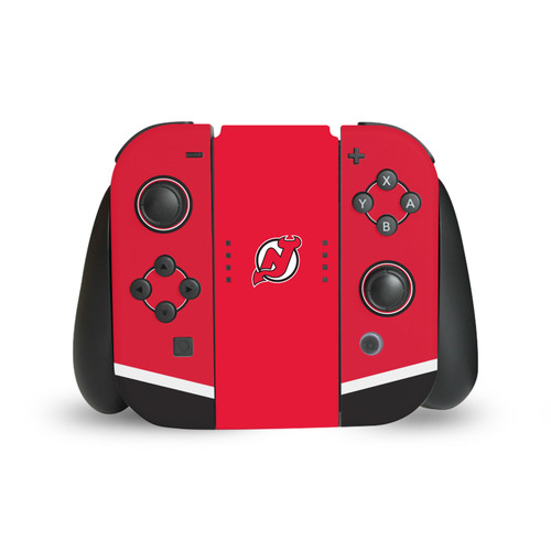 NHL New Jersey Devils Oversized Vinyl Sticker Skin Decal Cover for Nintendo Switch Joy Controller