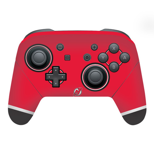 NHL New Jersey Devils Plain Vinyl Sticker Skin Decal Cover for Nintendo Switch Pro Controller