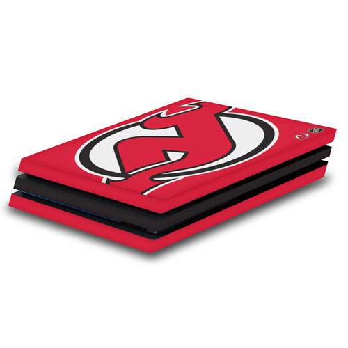 NHL New Jersey Devils Oversized Vinyl Sticker Skin Decal Cover for Sony PS4 Pro Console