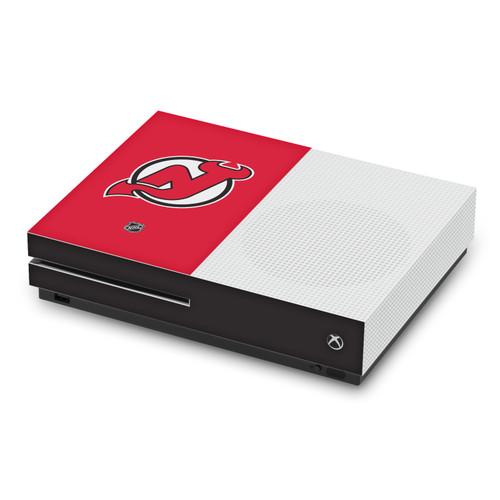 NHL New Jersey Devils Plain Vinyl Sticker Skin Decal Cover for Microsoft Xbox One S Console